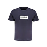 Napapijri Blue Cotton T-Shirt -   -  Napapijri.